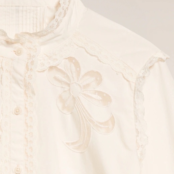 Old Navy x Anna Sui Button-Down Applique Top - Picture 5 of 16